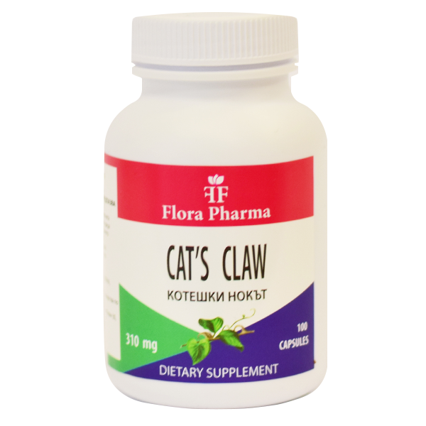 Artiglio di gatto 620 mg /100 capsule, 50 dosi/ FLORA PHARMA