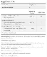 Estratto di semi di sedano 100 mg | con ippocastano & Biancospino - 60 capsule