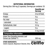 Cellflo6 Tè verde | Serie Amplify - 14 capsule