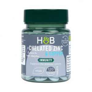 Zinco chelato & Rame 15 mg - 120 compresse