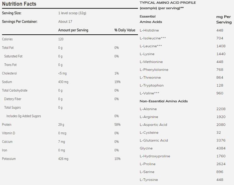 Brodo di ossa proteiche di pollo - 544 grammi
