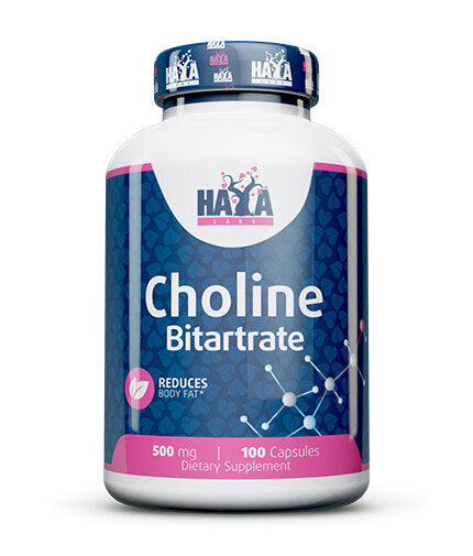 Bitartrato di colina 500 mg/100 capsule.