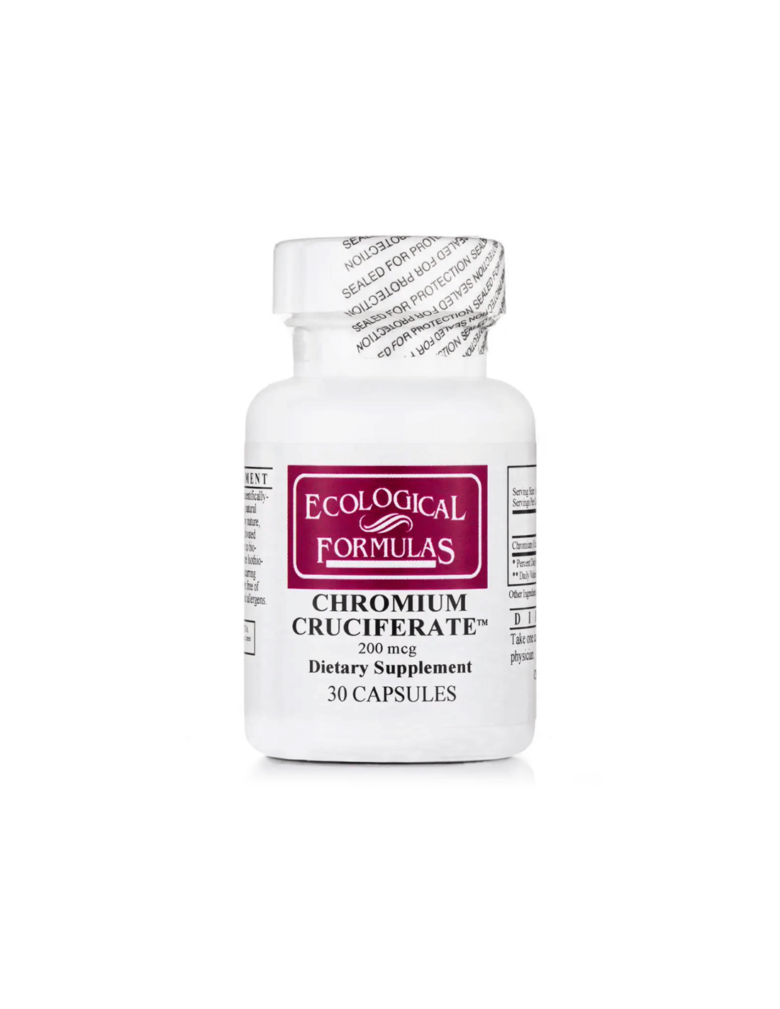 Cromo Cruciferato/Cromo, 200 µg, 30 capsule Formule Ecologiche