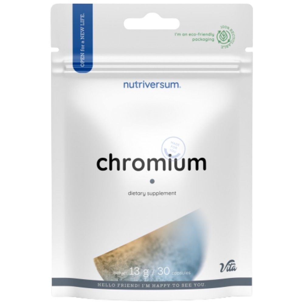 Tavoletta di cromo | 200 mcg di cromo picolinato - 30 compresse