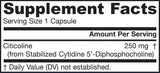 Citicolina (colina CDP) 250 mg./60 capsule.