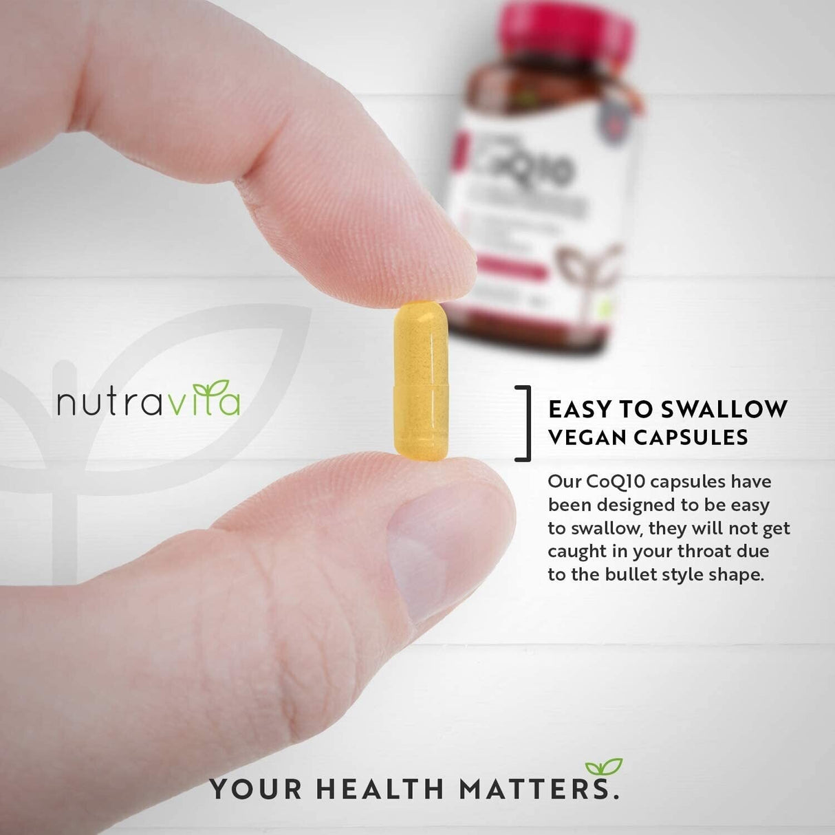 CoQ10 200 mg (Ubiquinone) /120 capsule, 120 giorni/ <tc>Nutravita</tc>