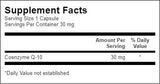 CoQ10 30 mg - 60 capsule
