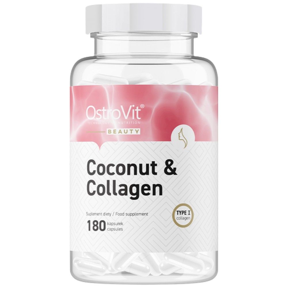 Noce di cocco & Collagene | Collagene marino con MCT - 180 capsule