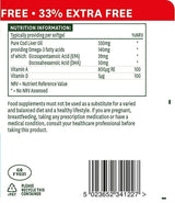 Olio di fegato di merluzzo 550mg 120 capsule molli NaturesAid