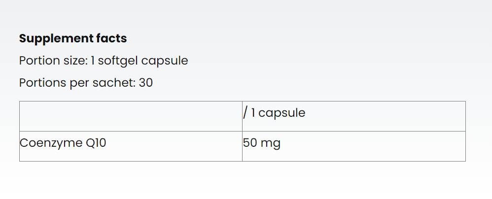Coenzima Q10 | CoQ10 - 30 capsule di gel