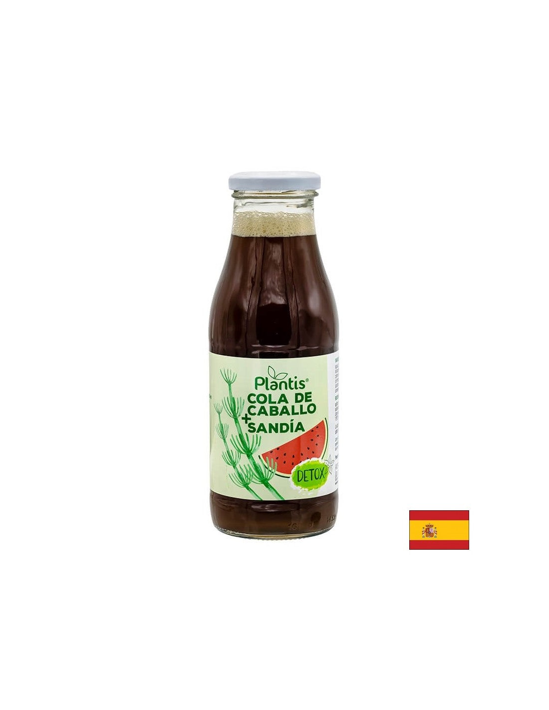 Sciroppo di anguria ed equiseto con effetto drenante - Cola de caballo + <tc>san</tc>dia Plantis® - diuretico, 500 ml