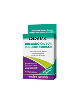 Cold-A-Tak® Oregano Oil Extra Forte/Origano (olio/80% carvacrolo), 180 mg, 30 capsule softgel