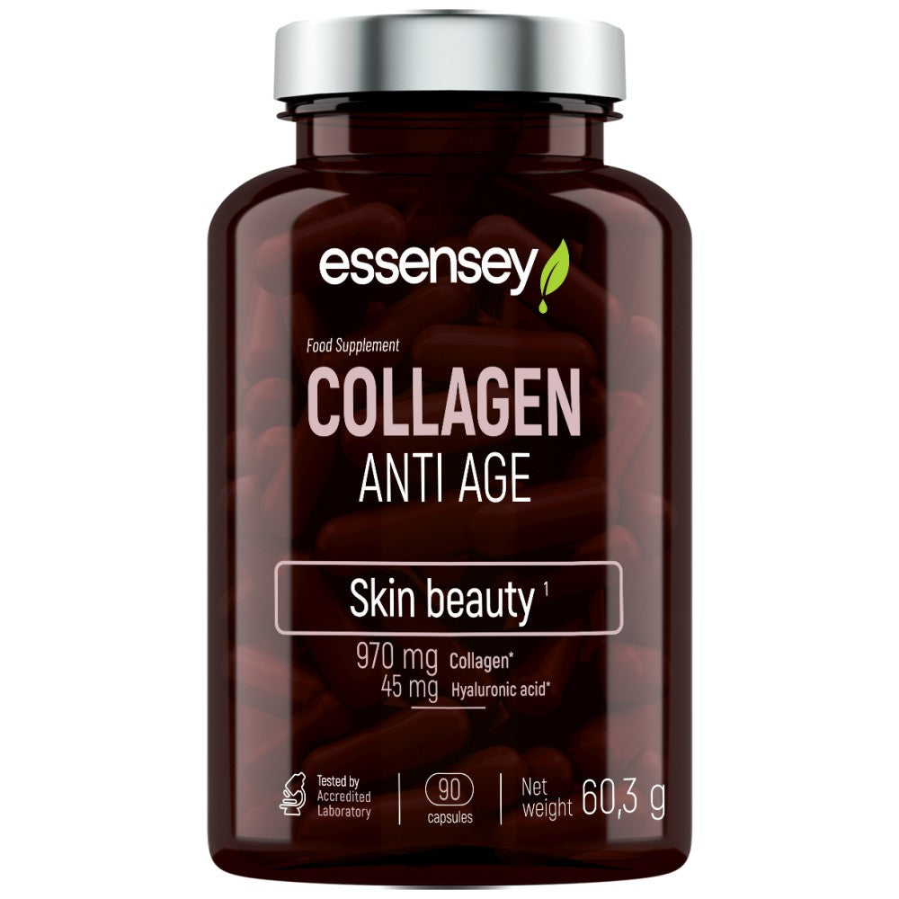 Collagene Anti Age | con Vitamina C & Acido Ialuronico - 90 capsule