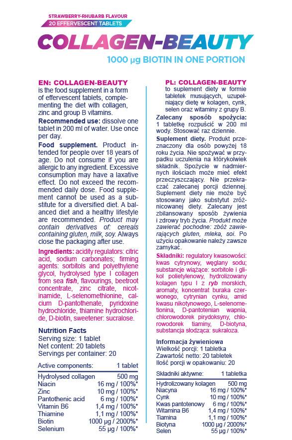 Collagene-Bellezza | Collagene Effervescente - 20 compresse solubili