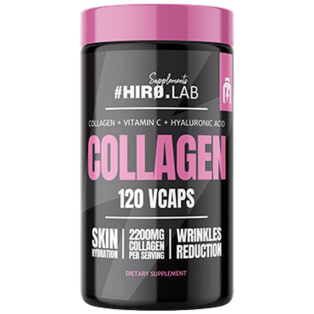 Collagene | Collagene marino + acido ialuronico & Vitamina C - 120 capsule