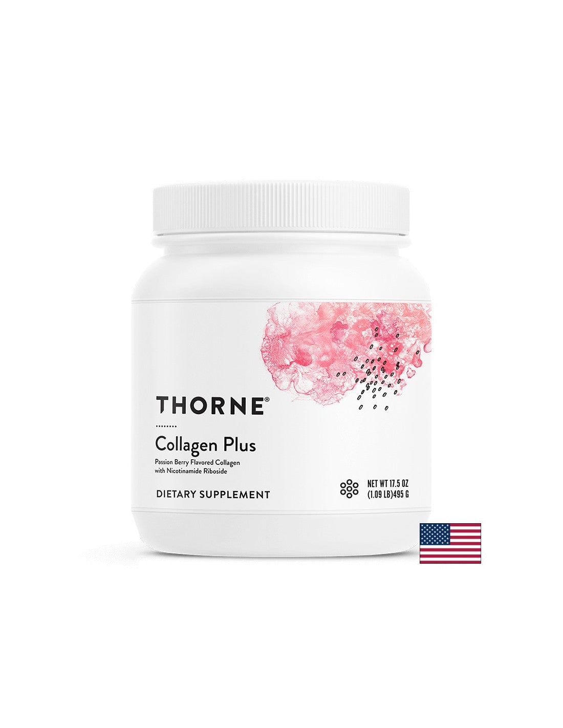 Capelli, pelle, unghie - Collagen Plus, polvere da 495 g con aroma di frutto della passione