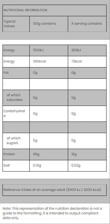 Polvere di collagene | Serie Myvitamins - 600 grammi