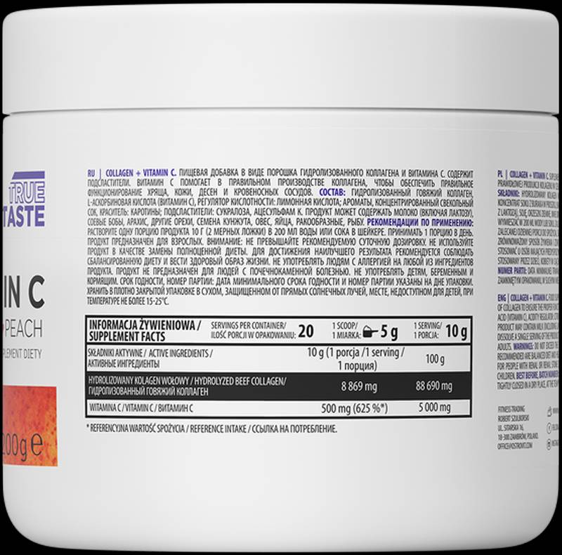 Collagene + Vitamina C/Polvere - 200 grammi