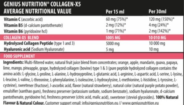Collagene X5 liquido - 500 ml