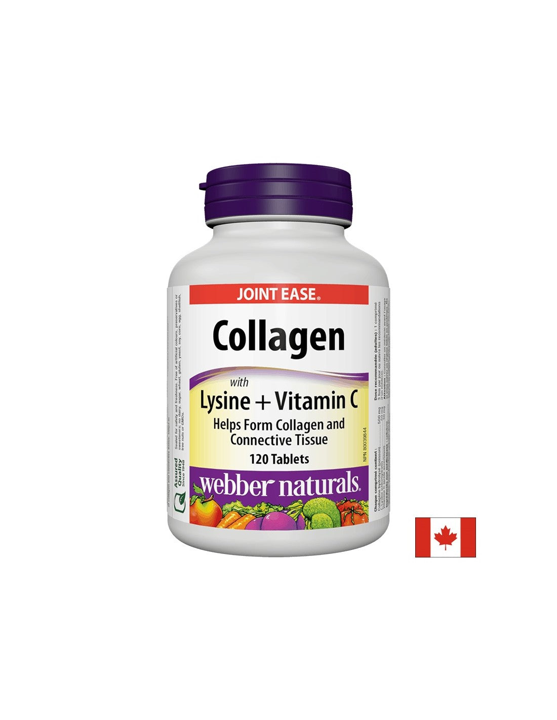 Collagene con lisina + vitamina C/ Collagene 500 mg con lisina e vitamina C x 120 compresse