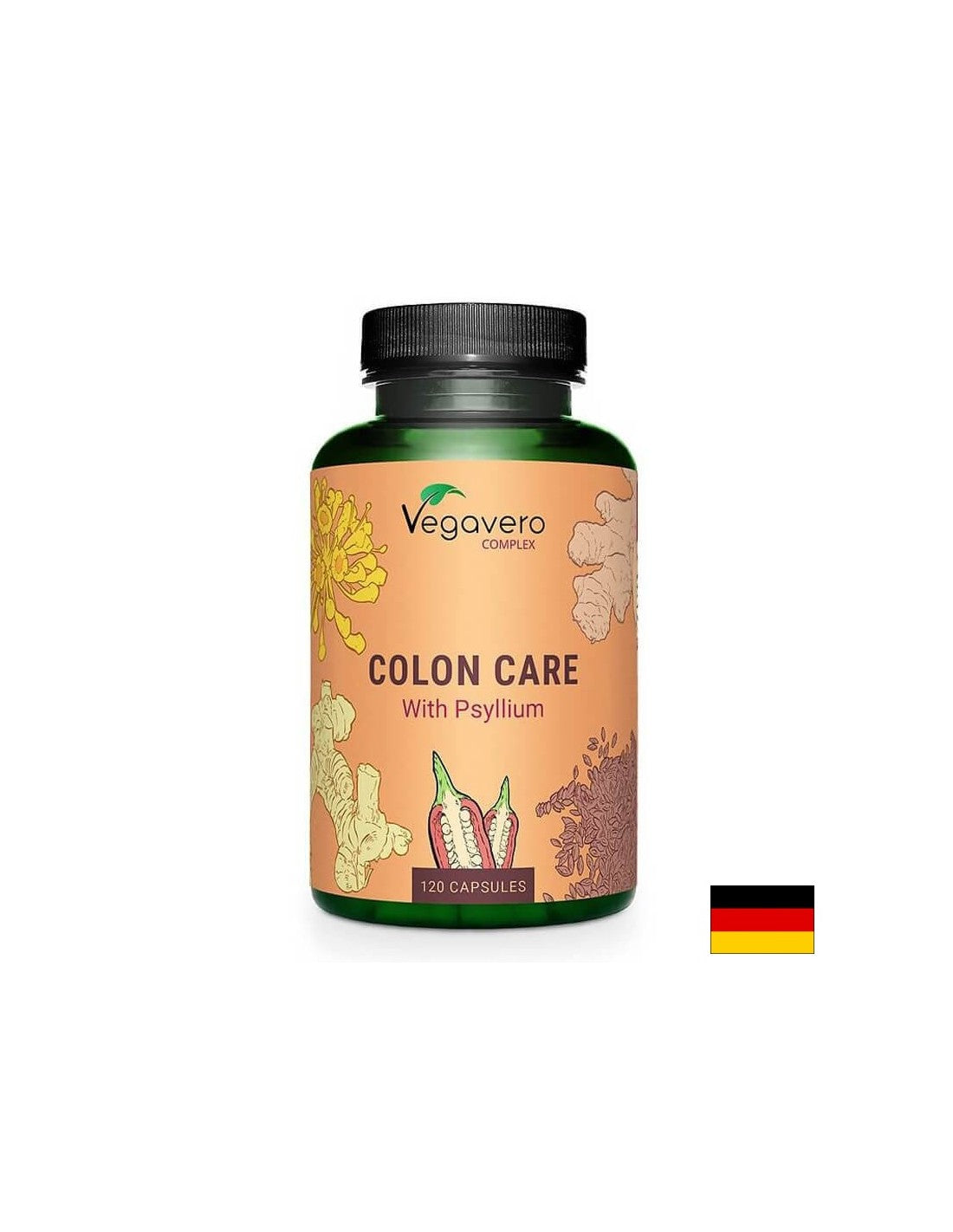 Colon Care Complex/Colon Detox, 120 capsule, 100% vegano <tc>Vegavero</tc>