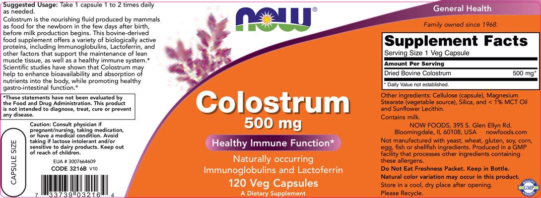 Colostro 500 mg - 120 capsule