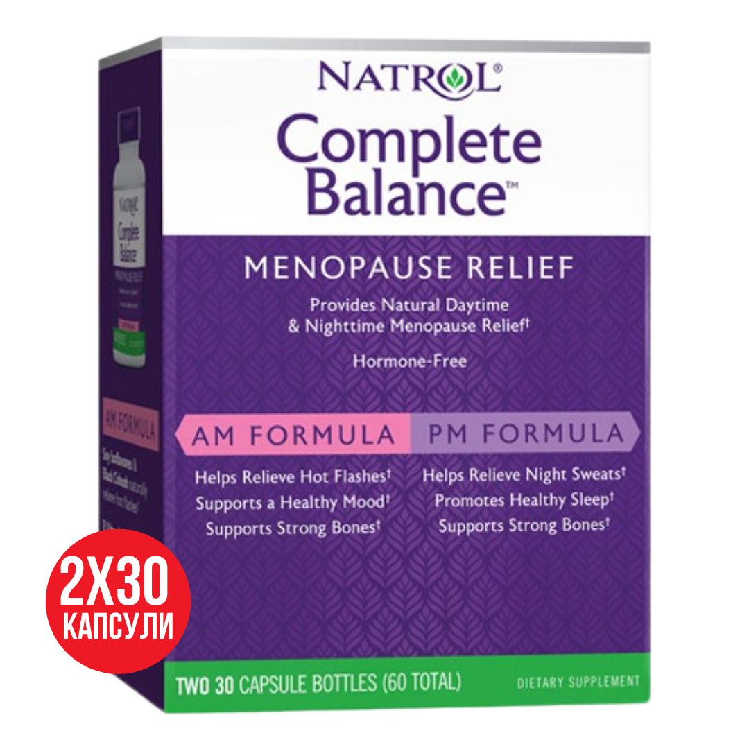Equilibrio completo per la menopausa AM/PM 2x30 capsule.
