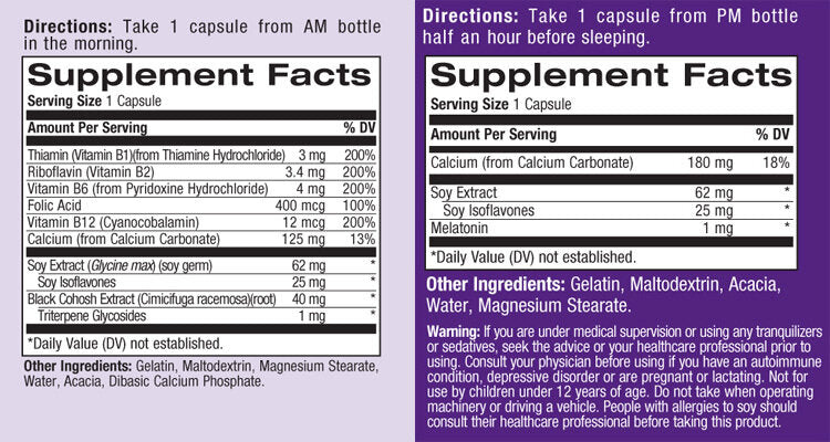 Equilibrio completo per la menopausa AM/PM 2x30 capsule.