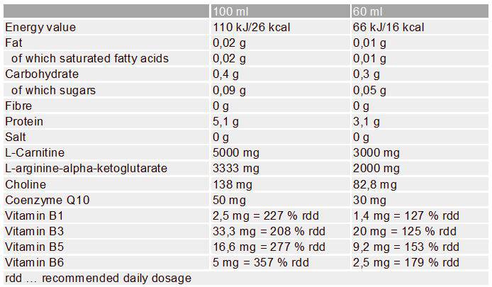 Comprimi Carnibooster 3000 20 x 60 ml