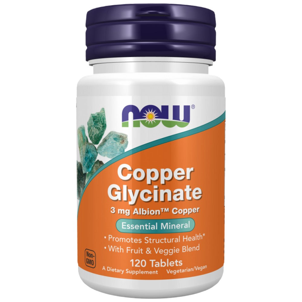 Glicinato di rame 3 mg | Albion™ Bisglicinato di rame - 120 compresse