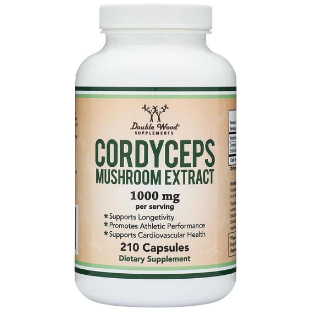 Estratto di funghi Cordyceps 1000 mg - 210 capsule