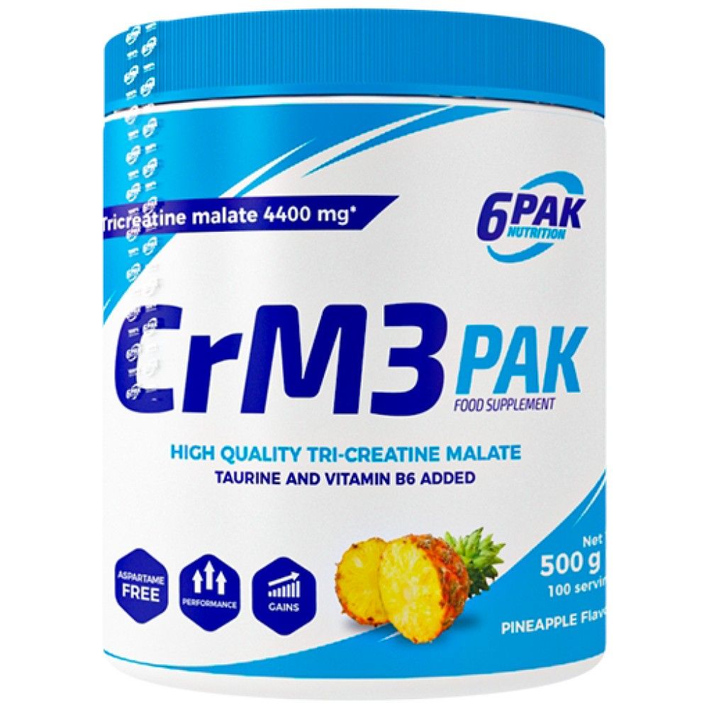 CrM3 PAK (Tri-Creatina Malato + Taurina) - 500 grammi