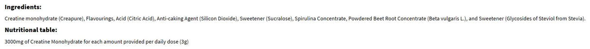 Creatina Creapure® - 300 grammi