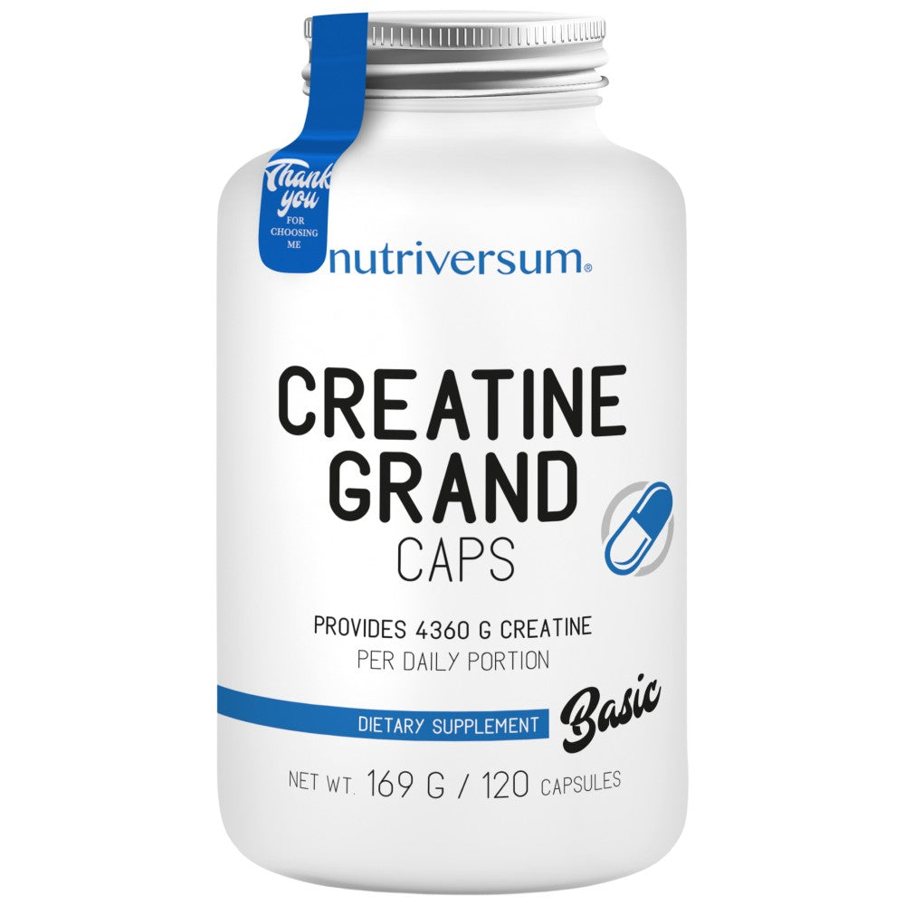 Creatina Gran Caps | Creatina Monoidrato 120 capsule