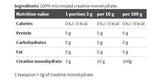 Creatina Mono Creapure in polvere - 1000 grammi