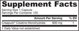 Creatina Monoidrato 800 mg 120 capsule