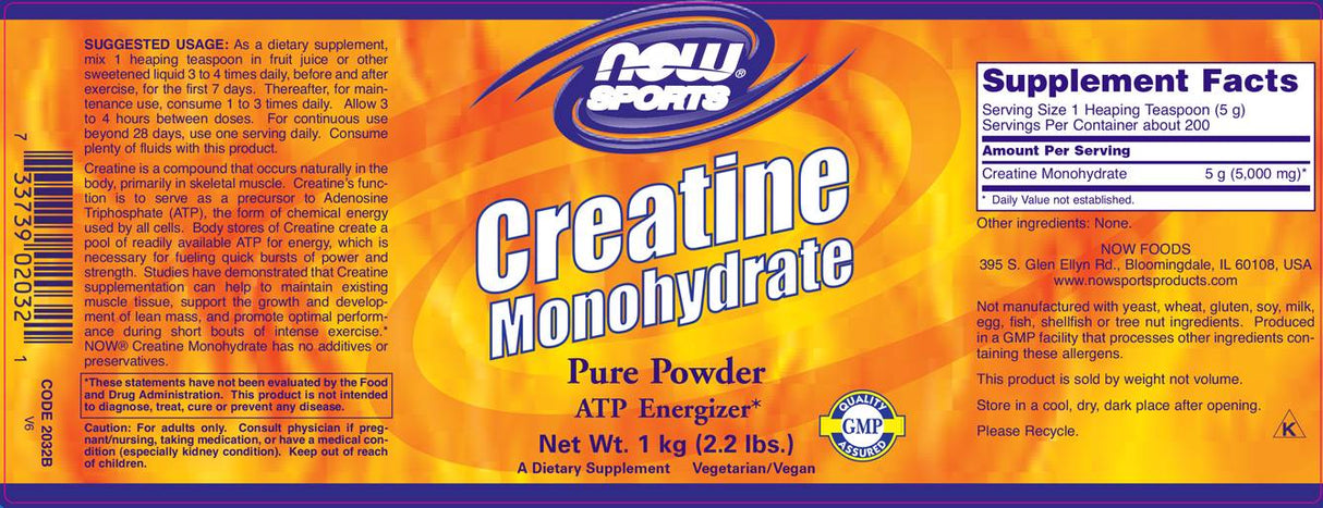 Creatina in polvere - 1000 grammi