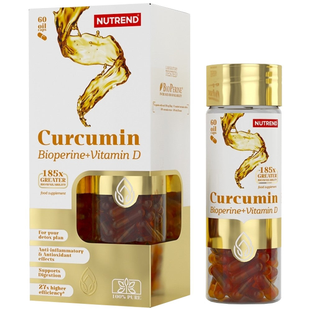 Curcumina + Bioperina + Vitamina D - 60 capsule
