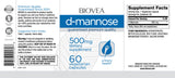 D-Mannosio 500 mg/60 Capsule