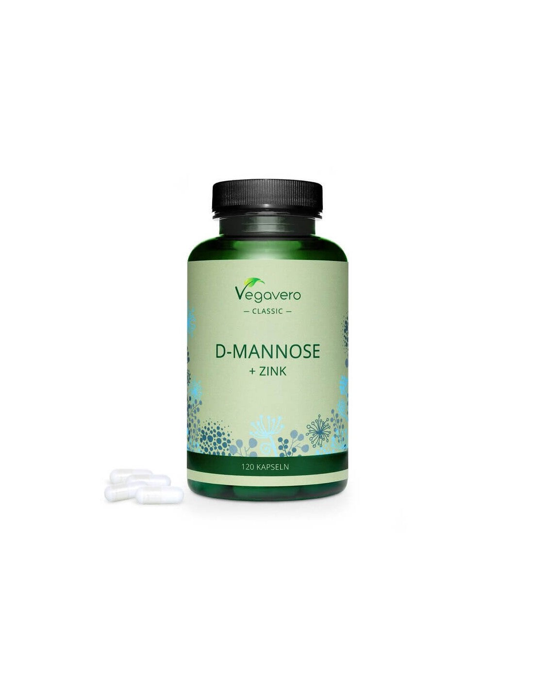 D-mannosio + zinco/ D-mannosio + zinco, 120 capsule, 100% vegano <tc>Vegavero</tc>