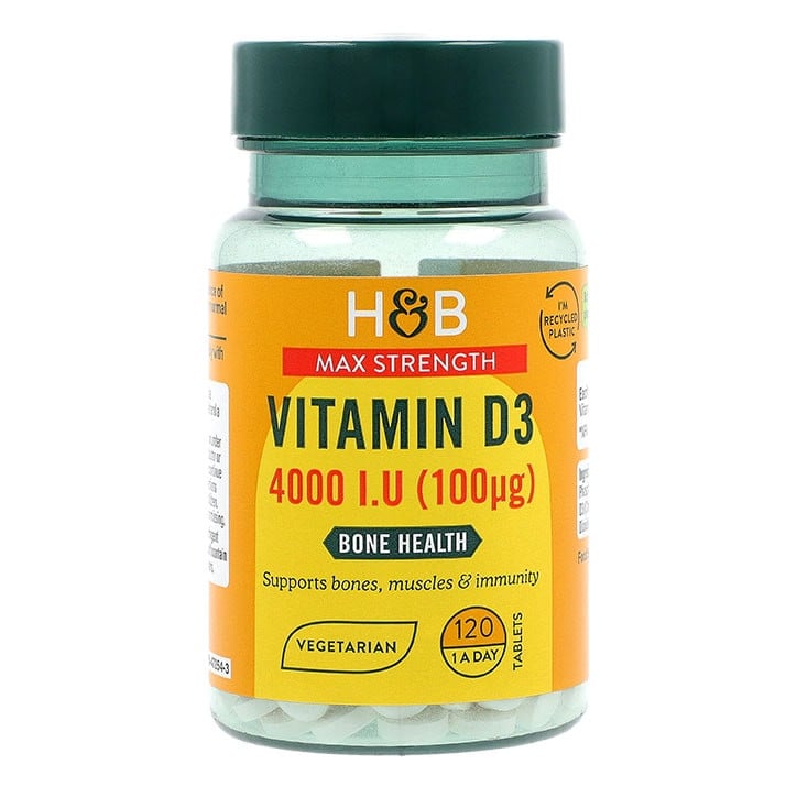 Vitamina D (Vitamina D 4000 UI) 100mcg 120 compresse OLANDA & BARRETT