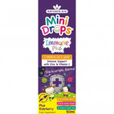 Formula immunitaria con gocce di sambuco per bambini (Mini Drops Immune Plus) 50ml NaturesAid