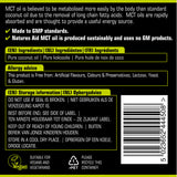 Trigliceridi a catena media da olio di cocco (olio MCT al 100%) 500 ml NaturesAid