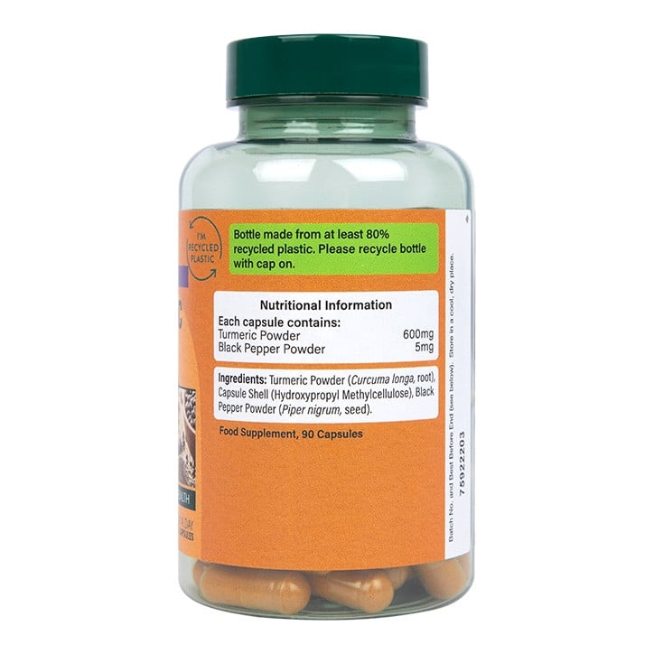 Curcuma ad alta resistenza 600 mg | Con Pepe Nero - 90 capsule