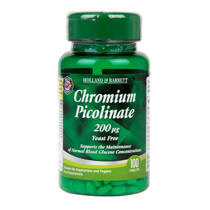 Cromo Picolinato 200 mcg - 100 Compresse