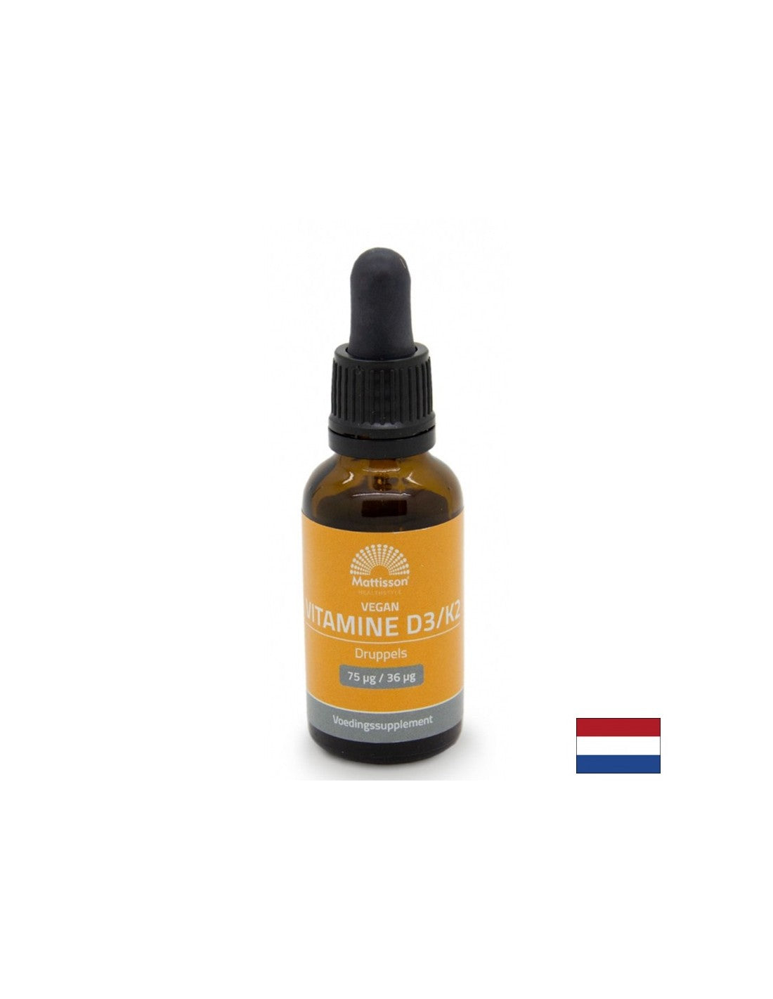Ossa e articolazioni - Vitamina D3 (300 UI) + K2 (3,6 µg) Vegano, gocce da 25 ml