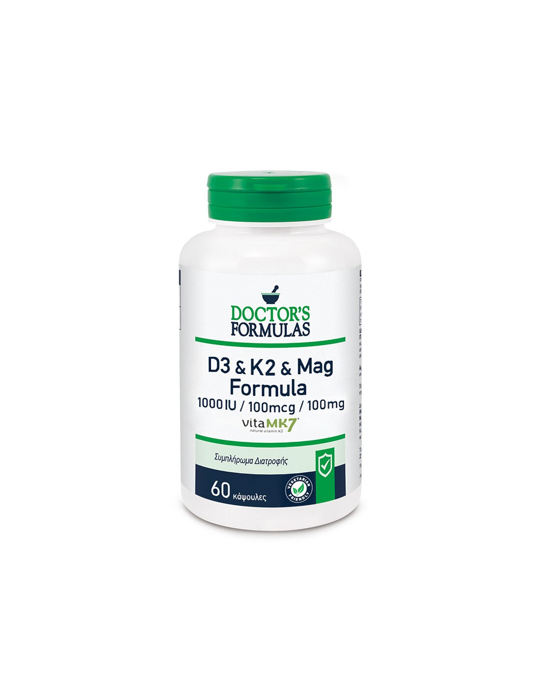 D3 & K2 & Mag Formula - Formula con vitamina D3, K2 e magnesio x 60 capsule Doctor's Formulas