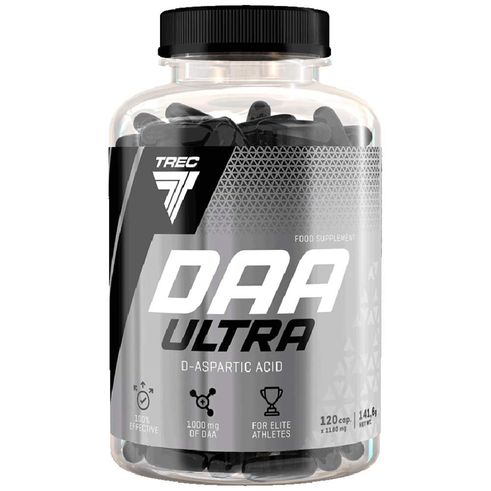 DAAUltra | Capsule di acido D-aspartico - 120 capsule