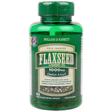 Olio di semi di lino di lino 1000 mg/omega 3-6-9-60 capsule gel