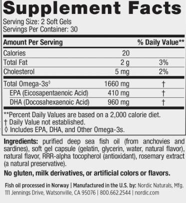 DHA Xtra 1660mg - 60 Capsule gel